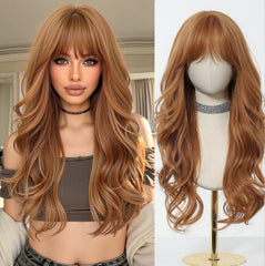 Esmee front view showing natural waves and fringe for flattering selfies