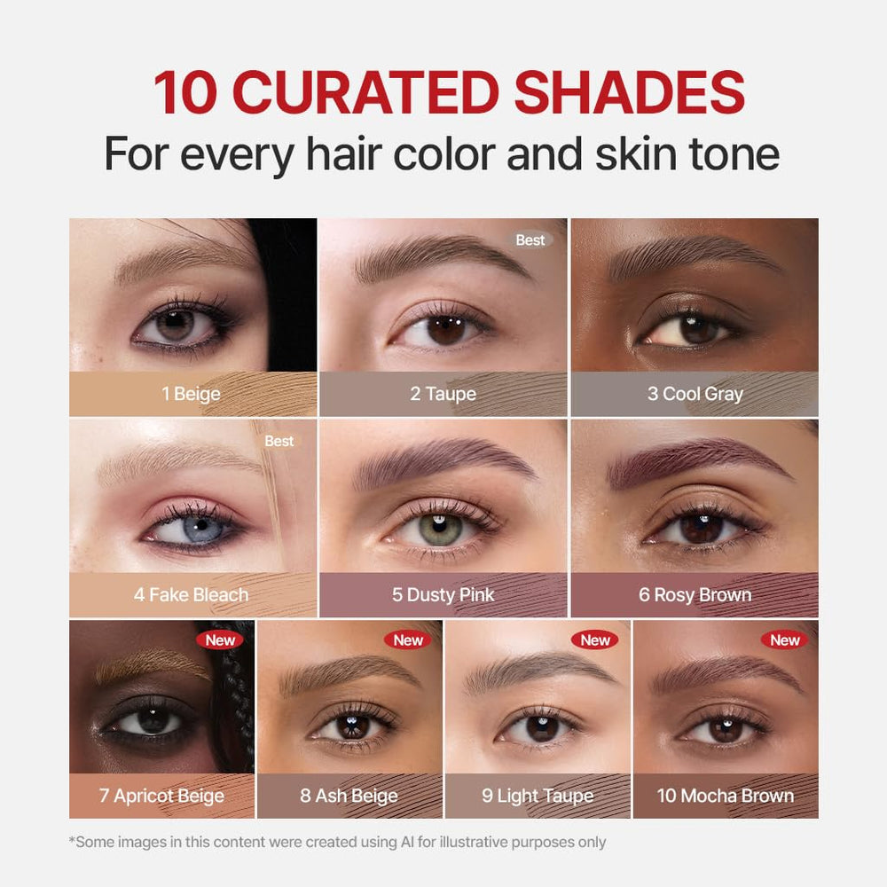 Espoir Cool Gray swatch on skin displaying true muted ash tone for neutralizing warmth