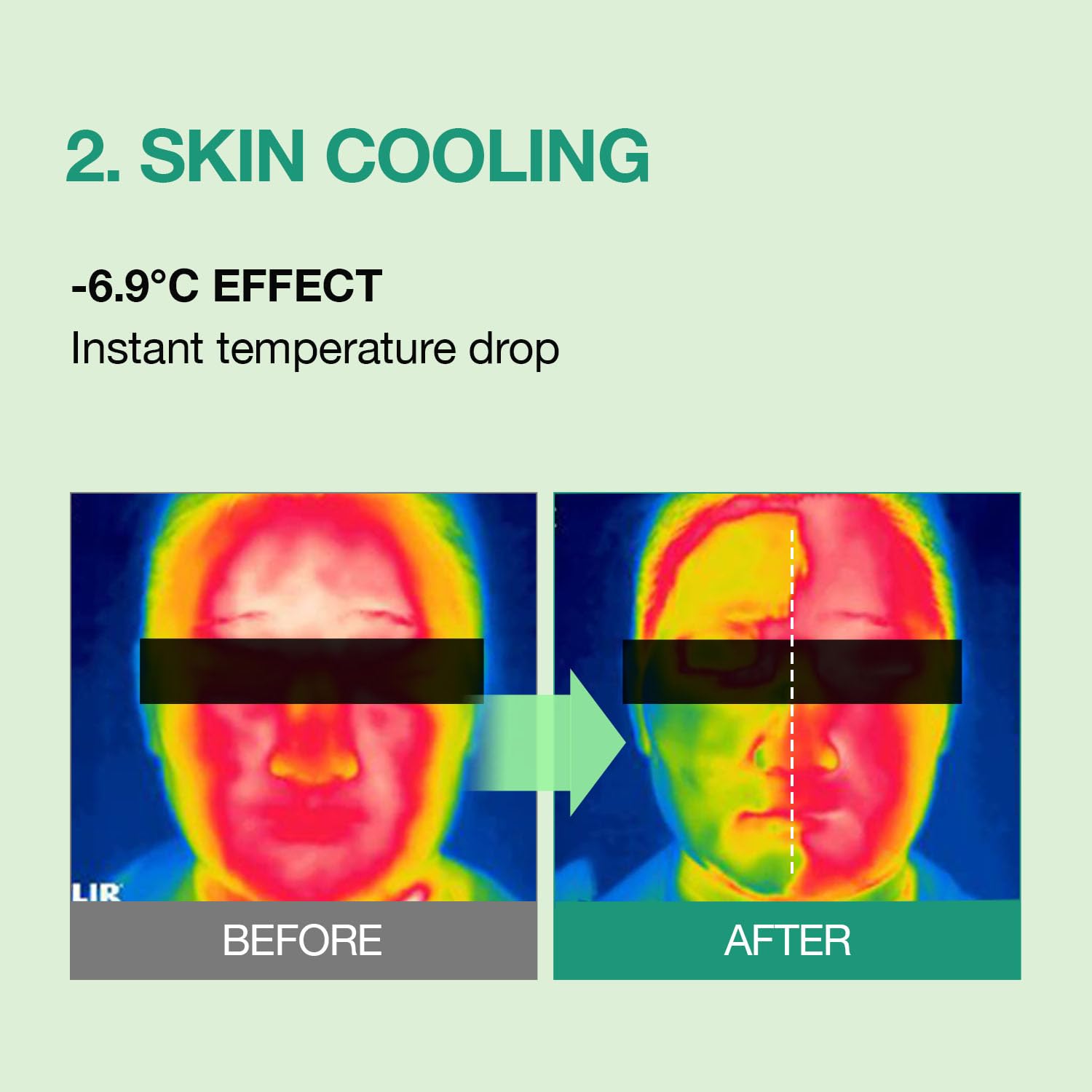 ESSENHERB application on face demonstrating quick absorption and matte finish