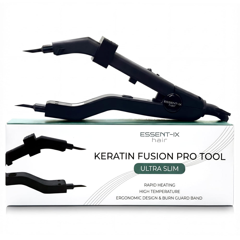 ESSENT-IX front view showing sleek black fusion tool and ergonomic grip for comfortable use