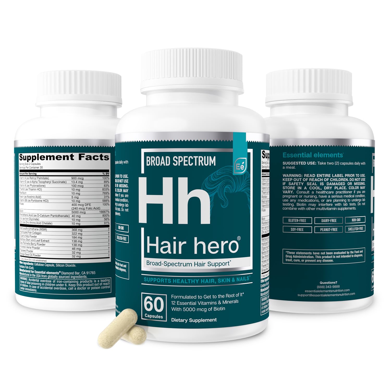 Essential Elements front packaging showing bottle and branding for confidence