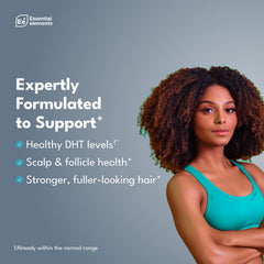 Essential Elements botanical ingredients display indicating natural support