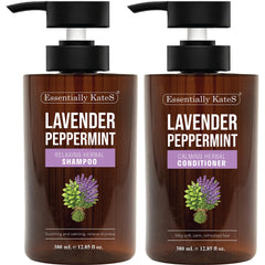 Essentially KateS front packaging showing lavender peppermint scent and calming benefits