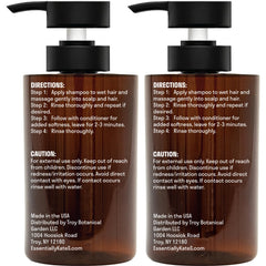 Essentially KateS shampoo and conditioner in shower scene delivering refreshing aromatherapy