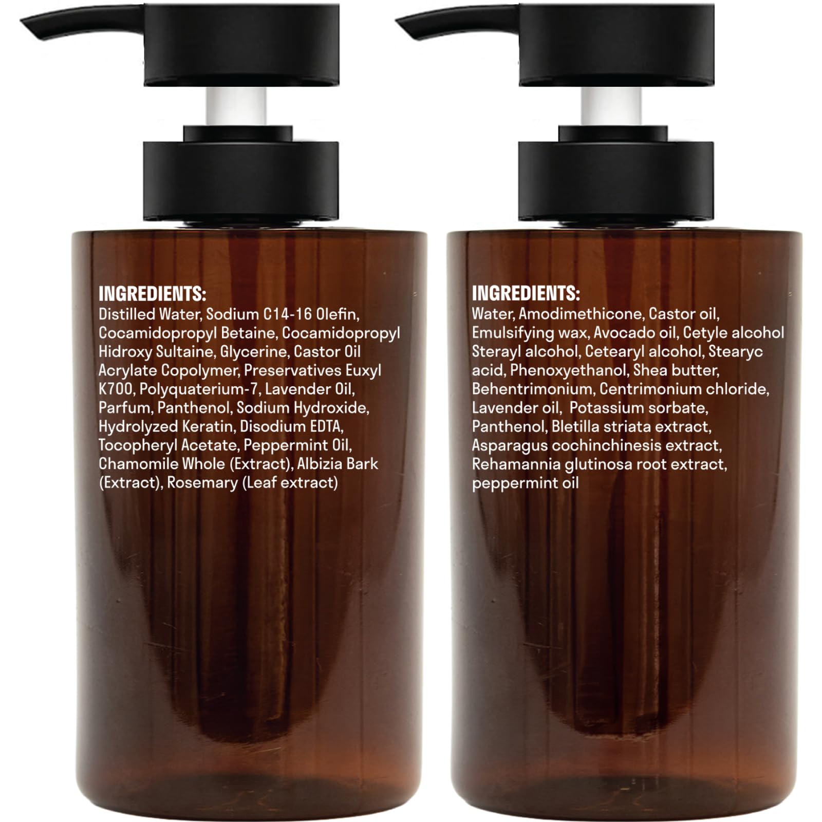 Essentially KateS pair beside a hand for scale indicating 12.85 fl oz convenient size