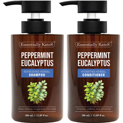 Essentially KateS front packaging showing both bottles and clear product identity, fresh scent benefit