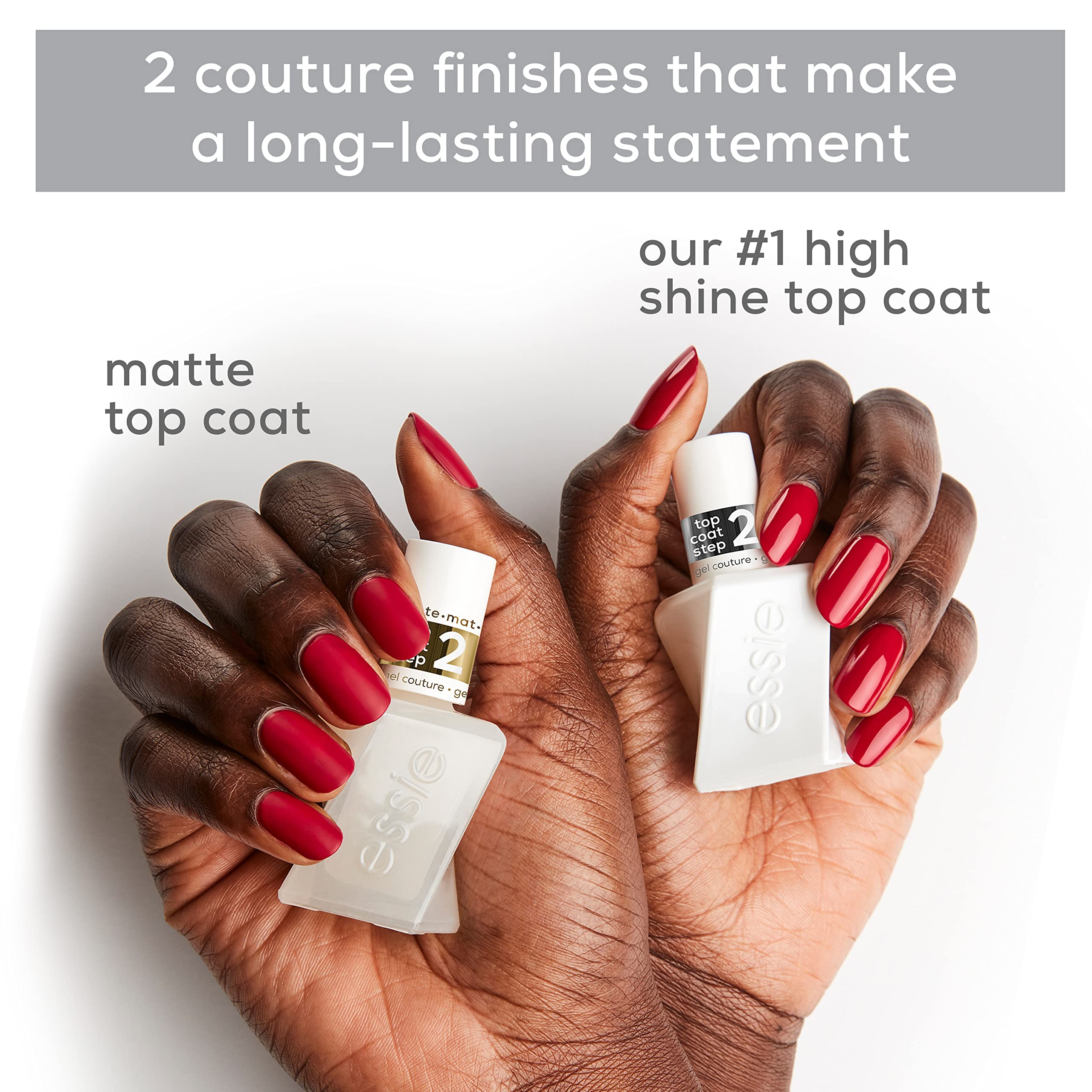 essie bottle label and cap detail for brand authenticity benefit