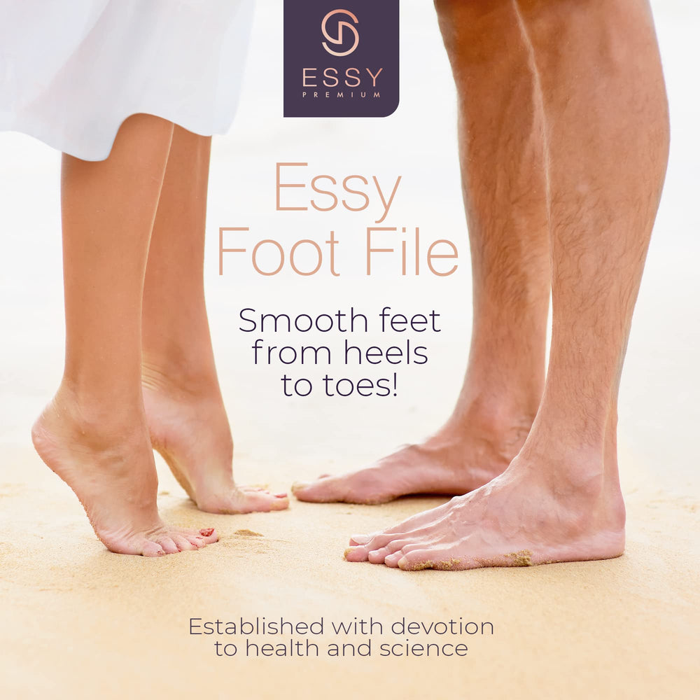 Essy product staged in bathroom showcasing ready-to-use pedicure convenience