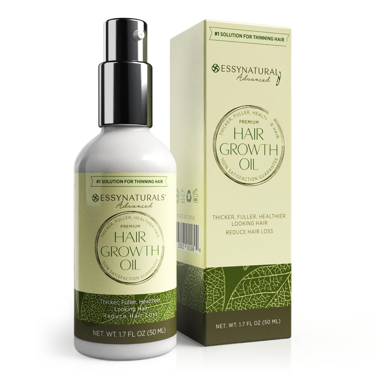 Essynaturals front bottle showing product and branding for easy identification
