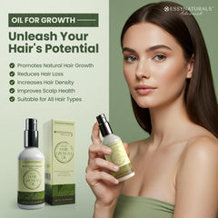 Essynaturals oil texture closeup demonstrating lightweight, non-greasy finish