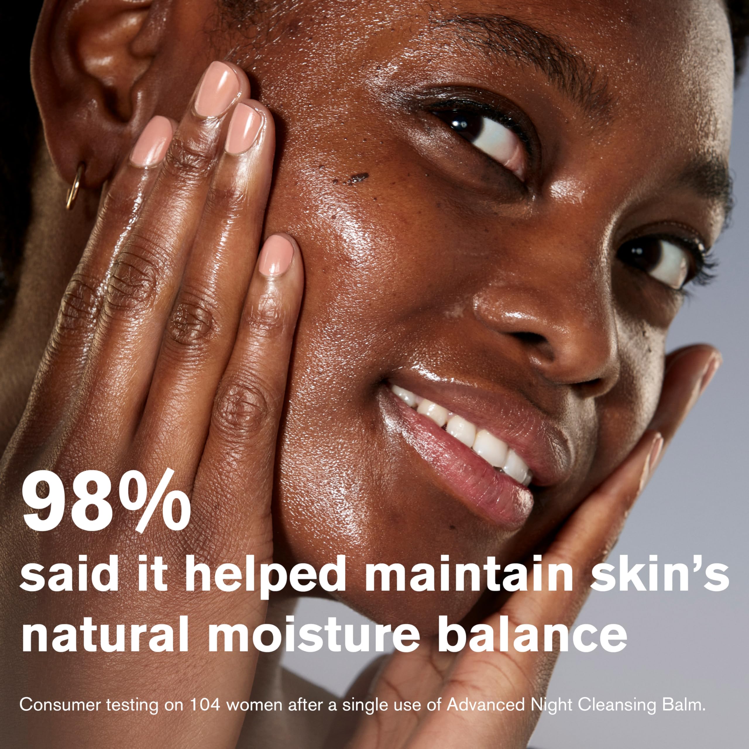 Estée Lauder close-up of buttery balm texture showing nourishing, spreadable formula benefit
