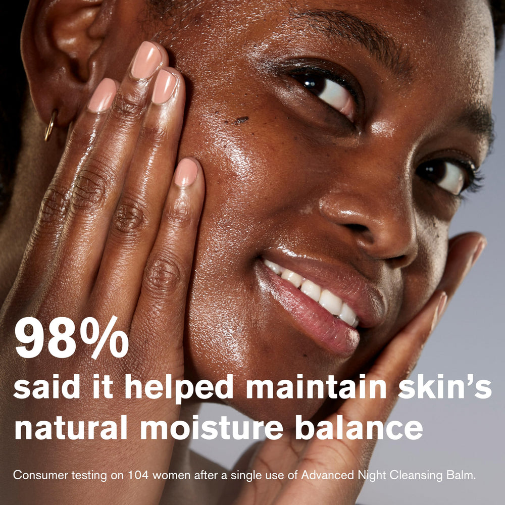 Estée Lauder close-up of buttery balm texture showing nourishing, spreadable formula benefit