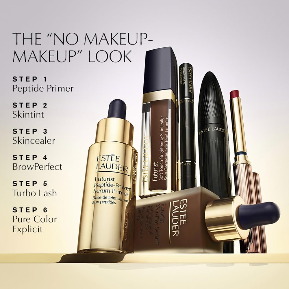 Estée Lauder before and after undereye comparison showing brighter, smoother appearance