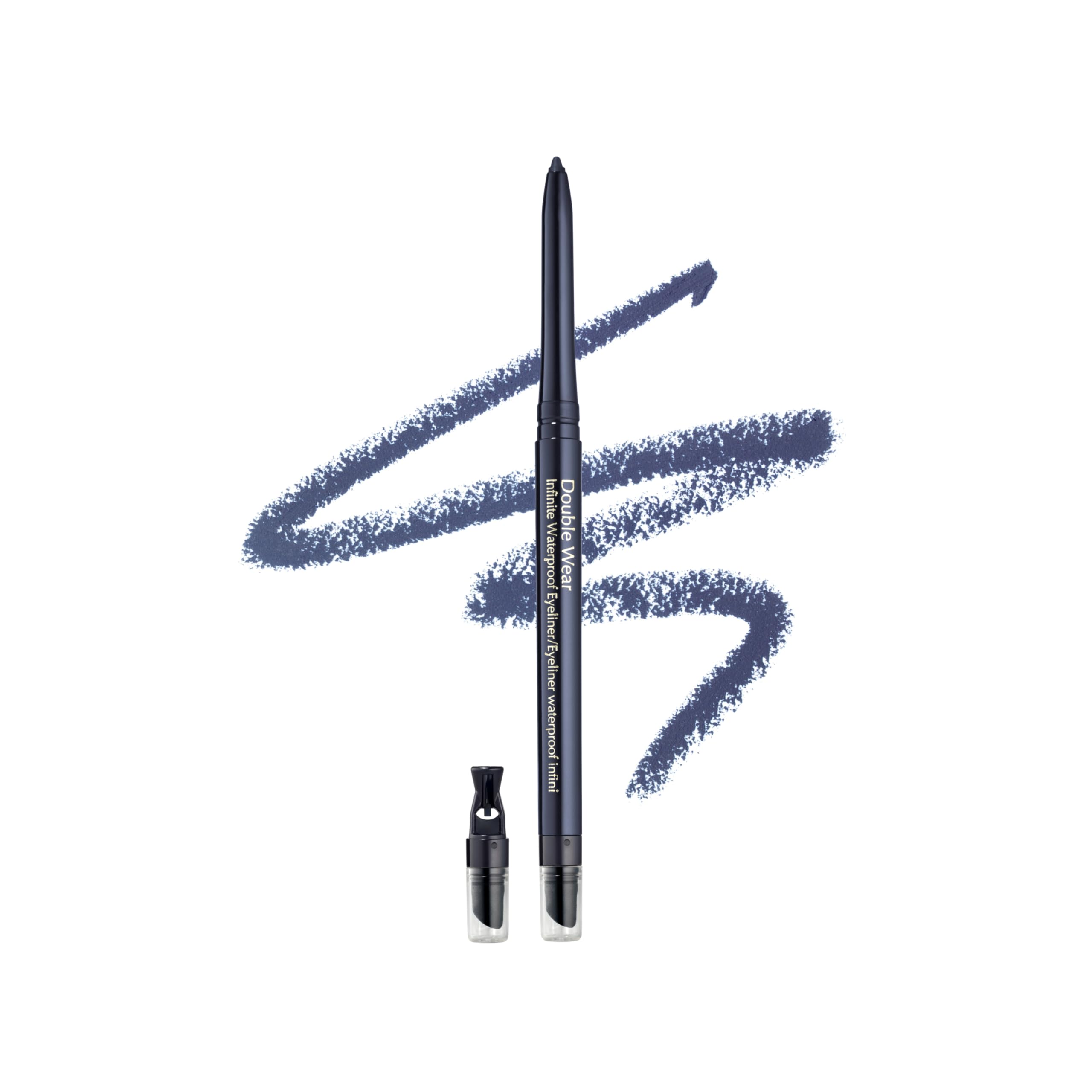 Estée Lauder eyeliner front packaging shows shade and benefits