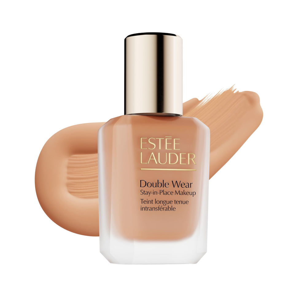 Estée Lauder front bottle view showing sleek packaging and lasting wear benefit