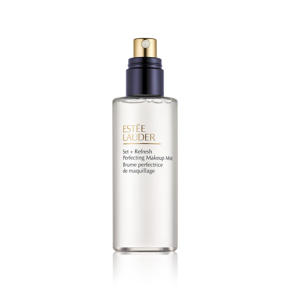 Estée Lauder front bottle showing label and spray for easy identification and portability