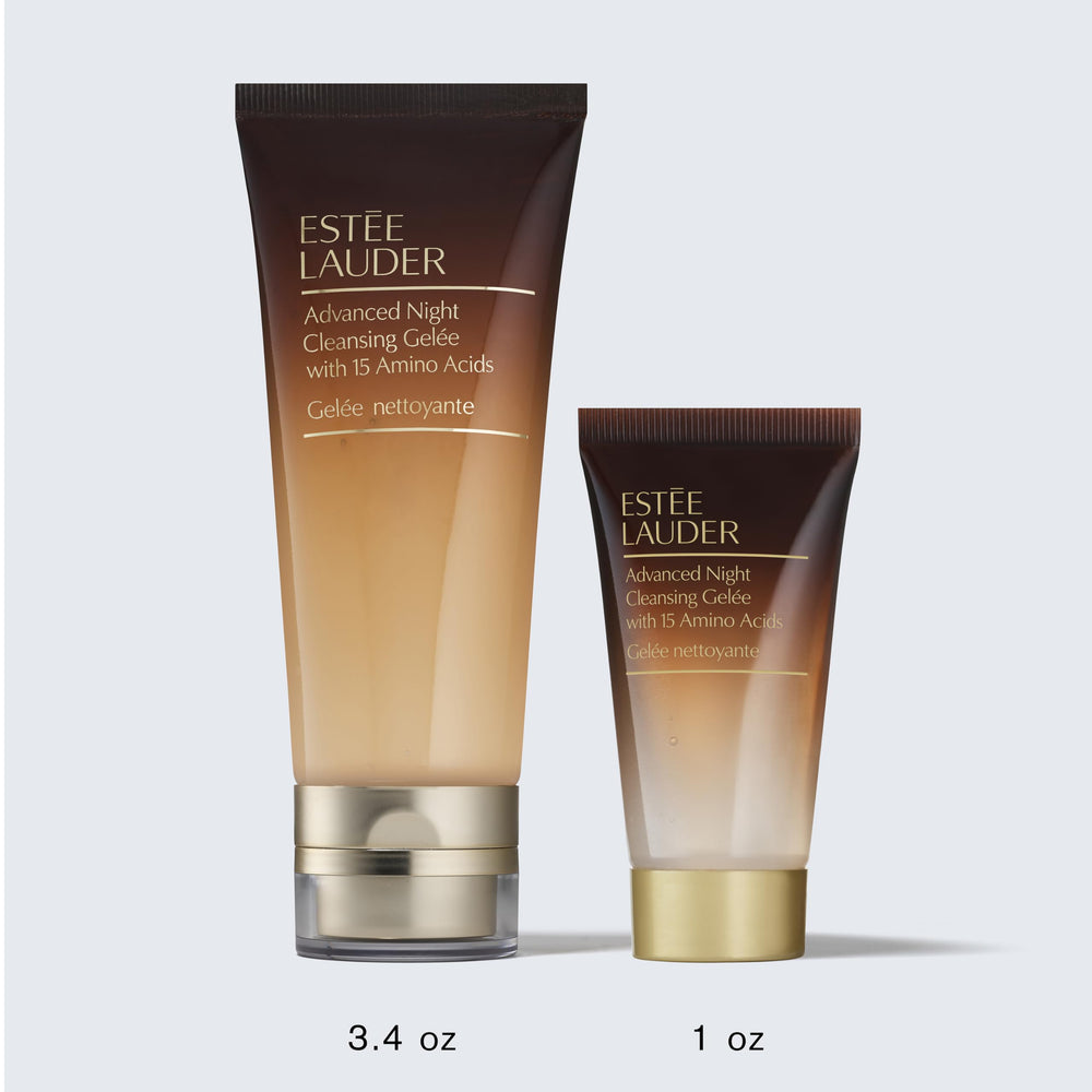 Estée Lauder cleanser beside Advanced Night Repair illustrating optimized routine