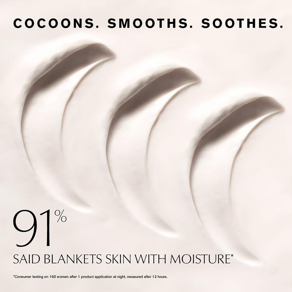 Estée Lauder texture close-up showing silky second-skin feel and quick absorption benefit