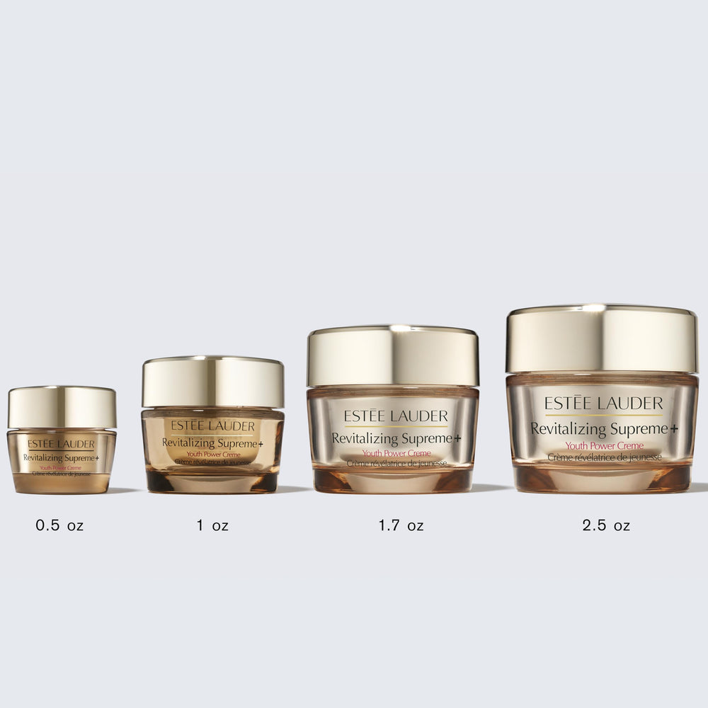 Estée Lauder applying cream to neck demonstrating lifting and hydrating benefit