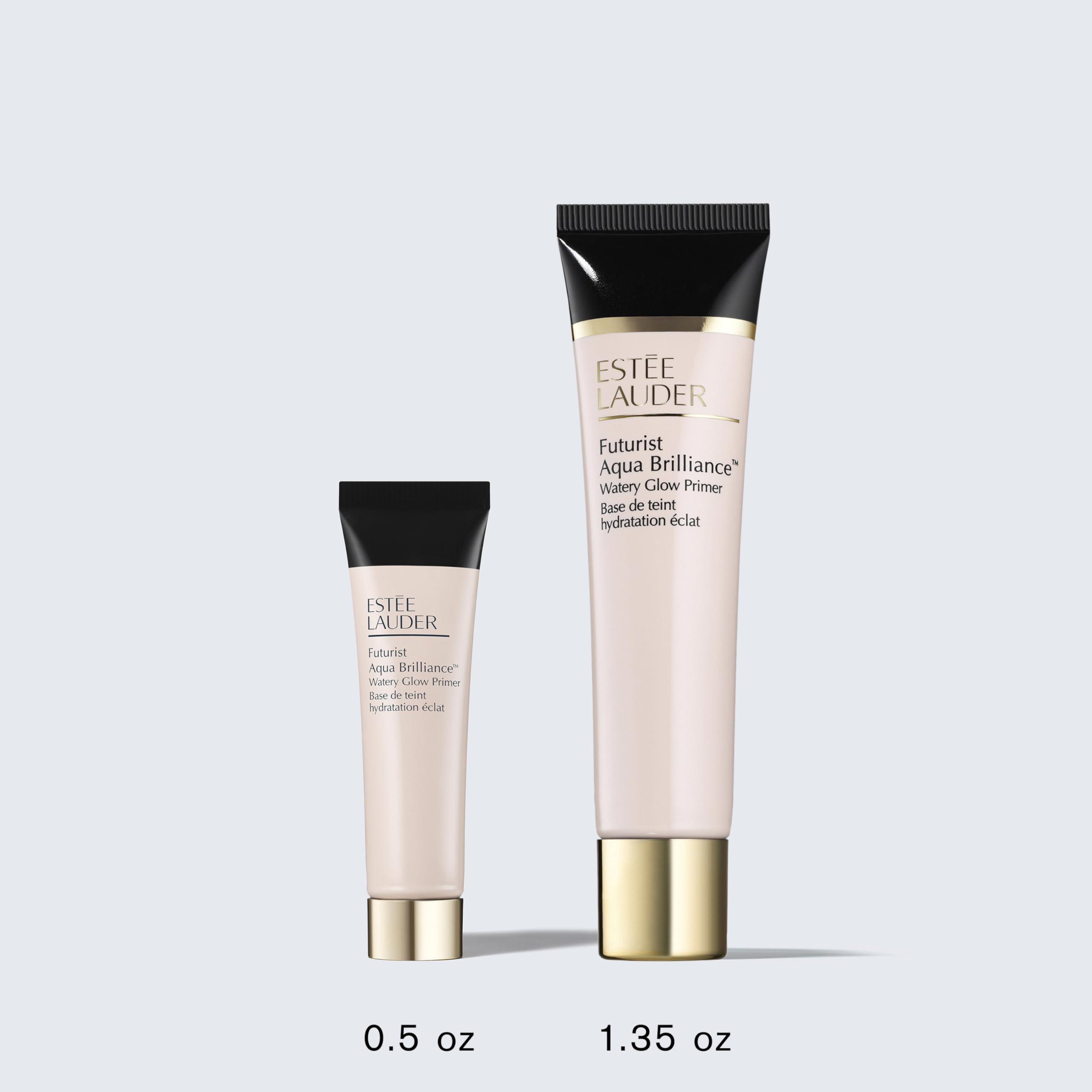 Estée Lauder product on vanity in natural light showing radiant, fresh finish