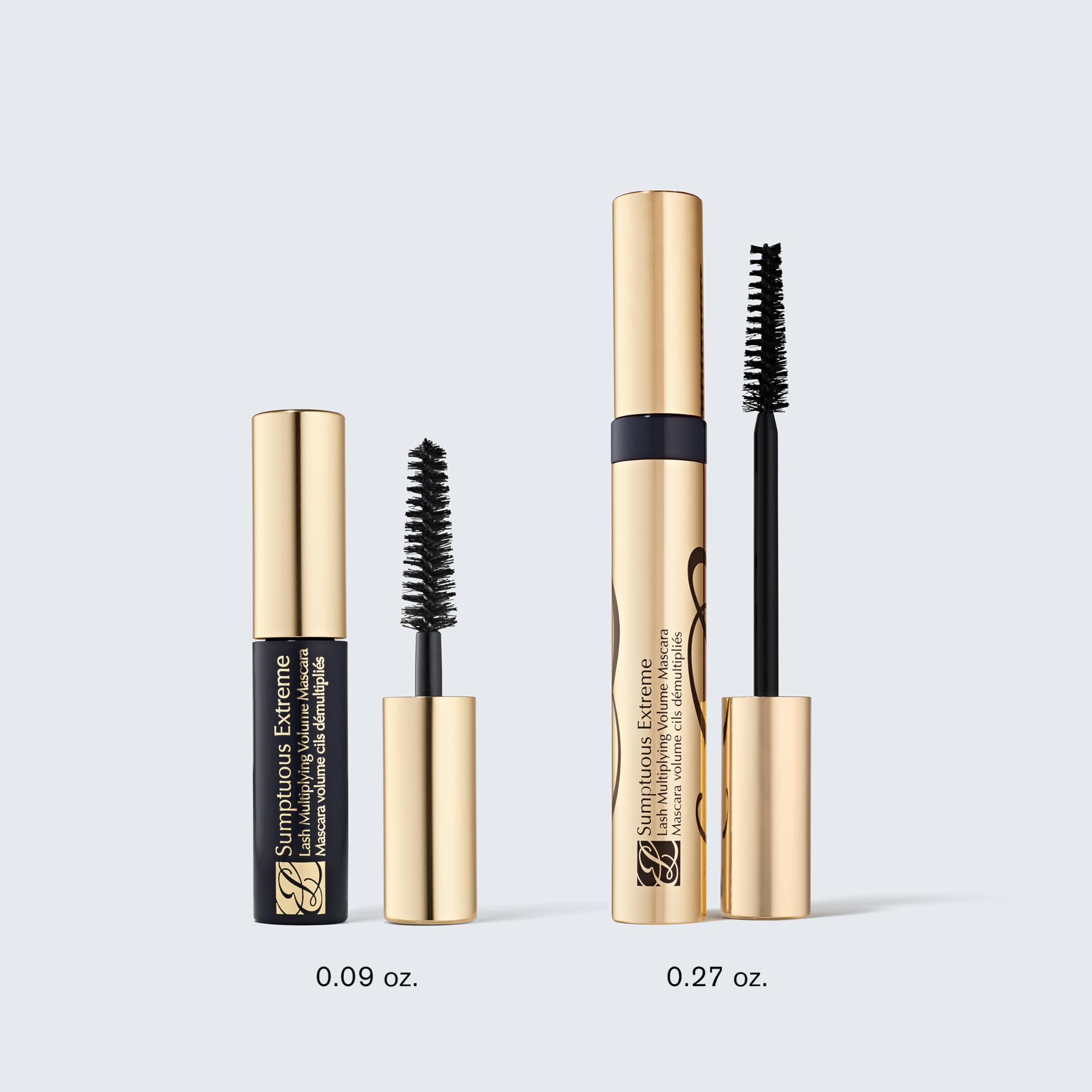 Estée Lauder packaging label detail highlighting formula facts and benefits