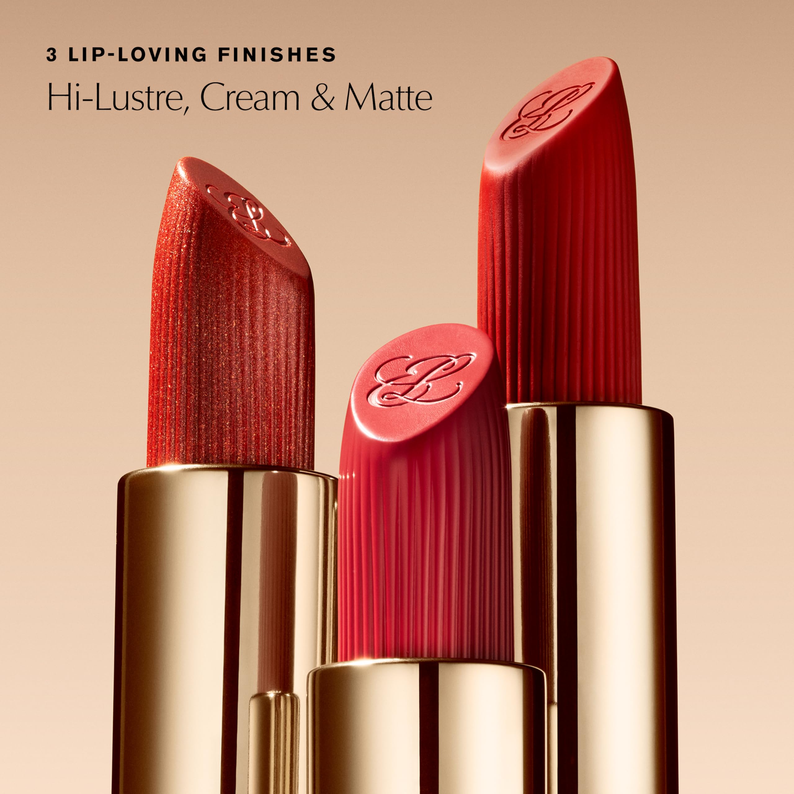 Estée Lauder product flatlay in a makeup setup showing everyday styling and convenience