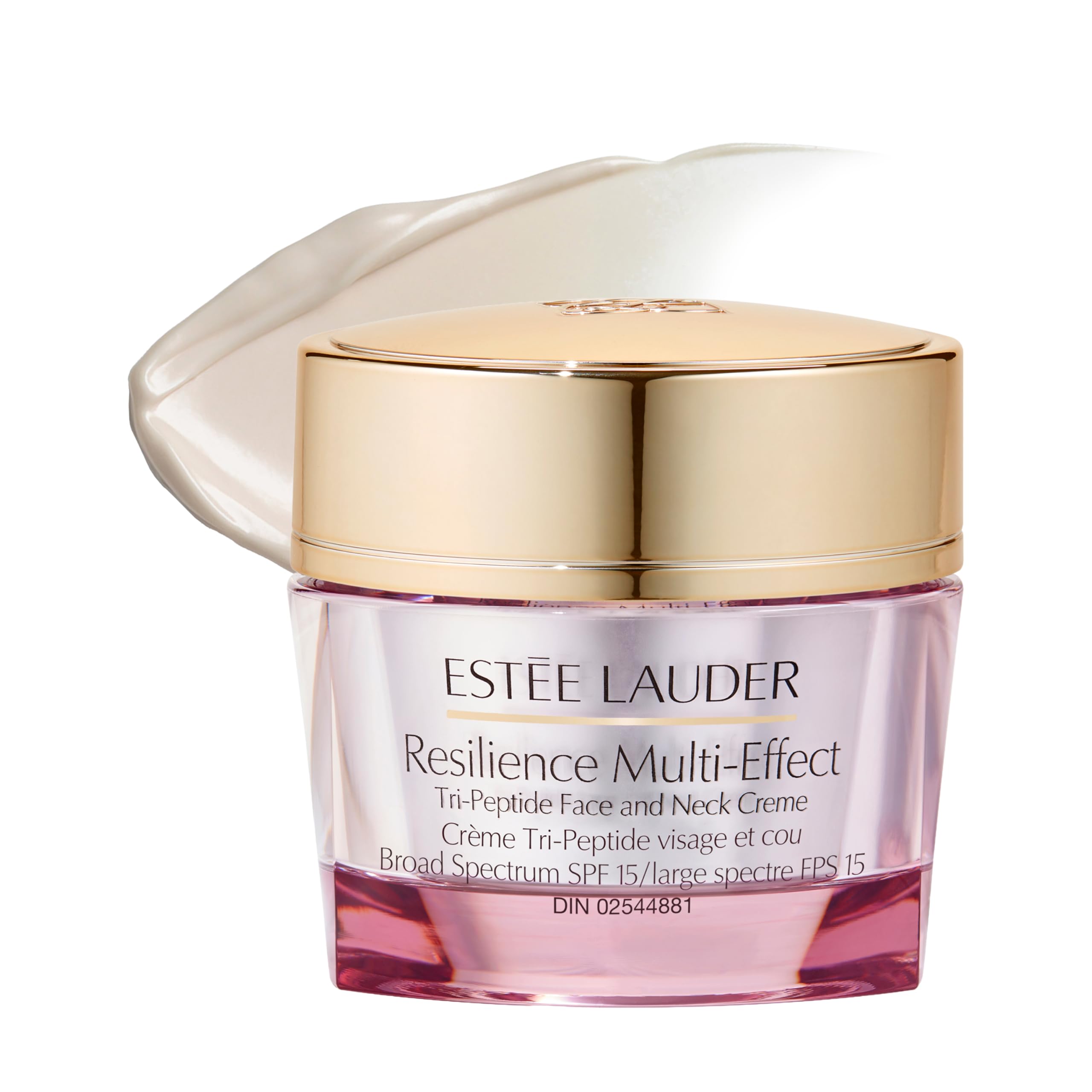 Estée Lauder front packaging showing the moisturizer and brand benefits