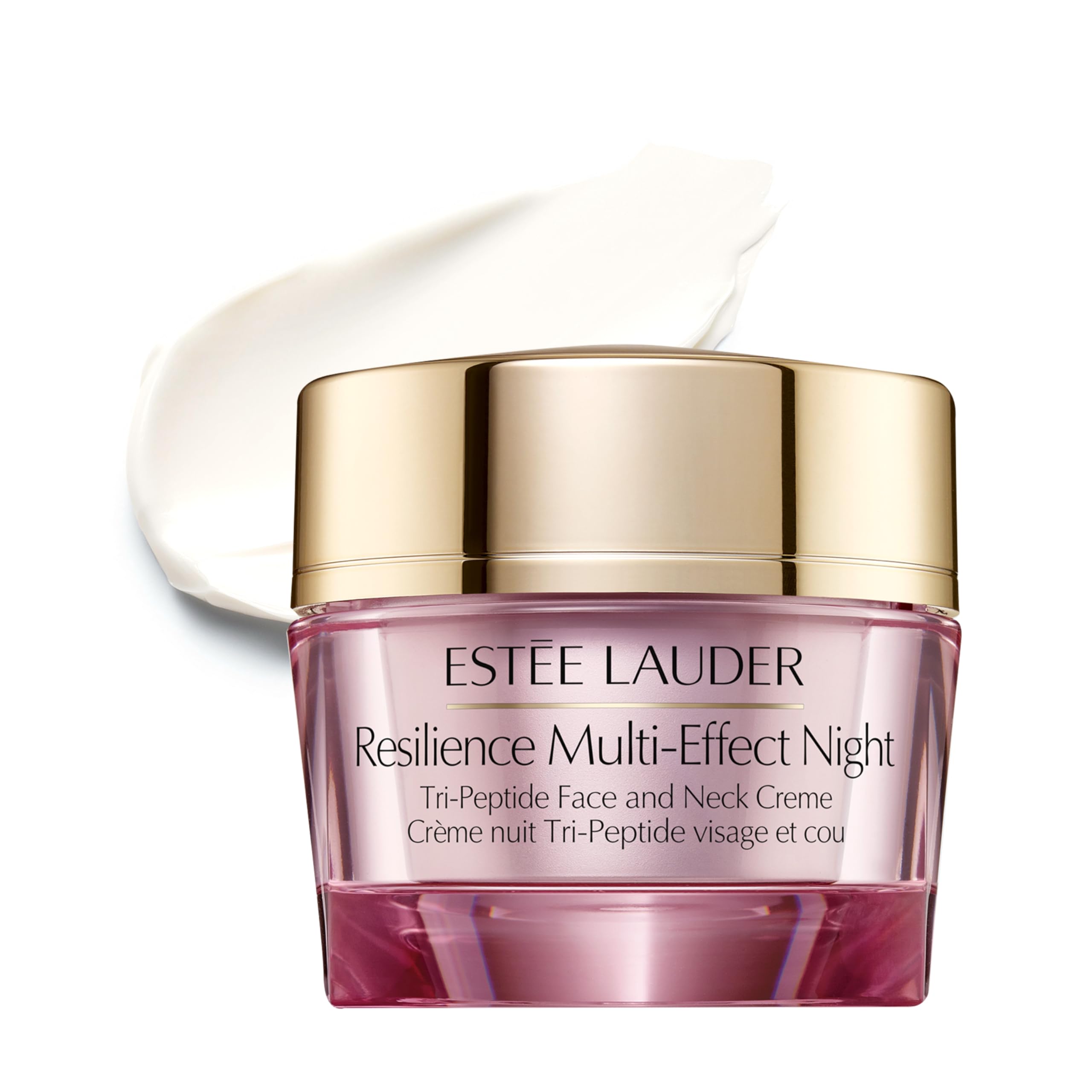 Estée Lauder jar front view showing elegant packaging and brand prestige benefit