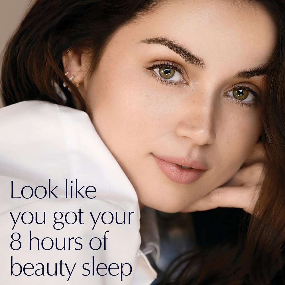 Estée Lauder serum displayed with morning skincare for protective daytime use