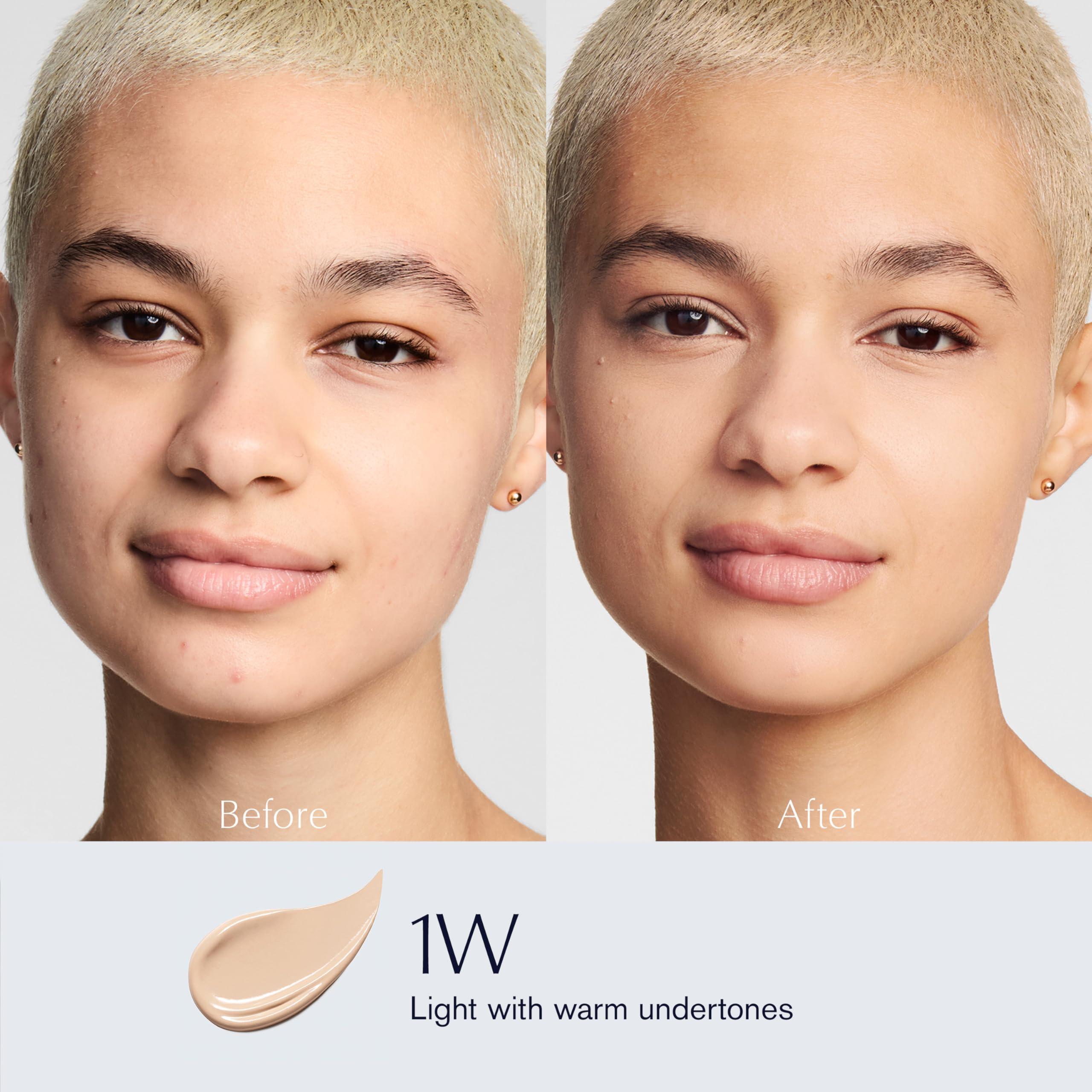 Estée Lauder concealer texture swatched on skin demonstrating blendable finish