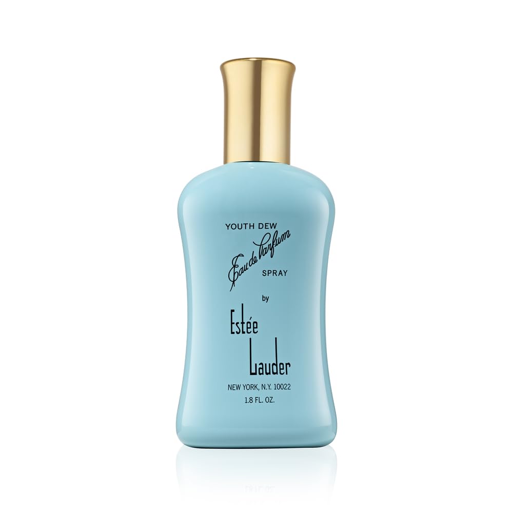 Estée Lauder Youth‑Dew classic bottle front showcases iconic design and instant recognition