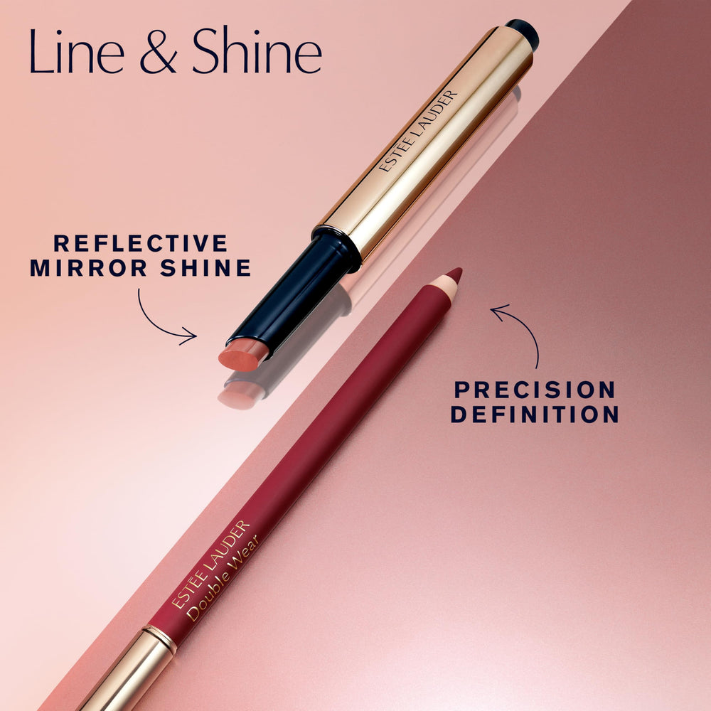 Estée Lauder open cap revealing product label and shade name for easy identification benefit