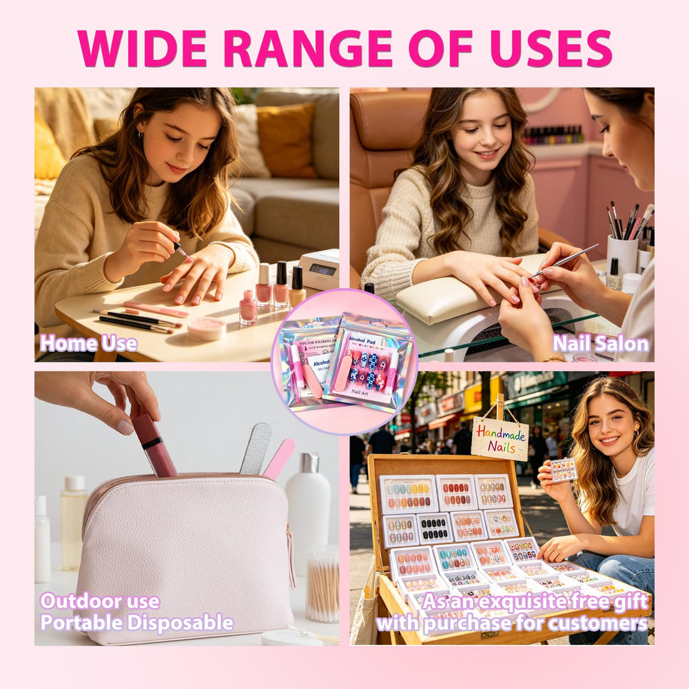 ESUOHYM kit inside a travel pouch illustrating on-the-go manicure readiness benefit