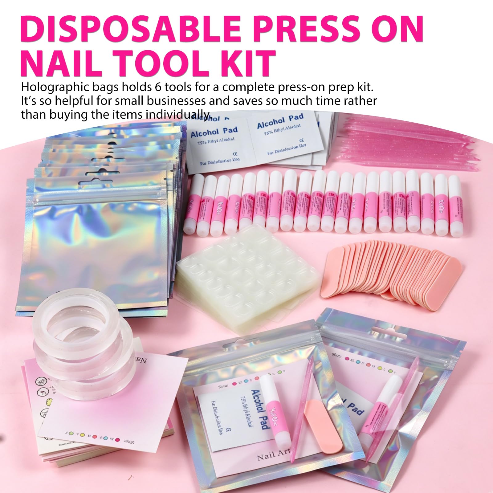 ESUOHYM lifestyle travel kit inside a handbag for on-the-go nail fixes