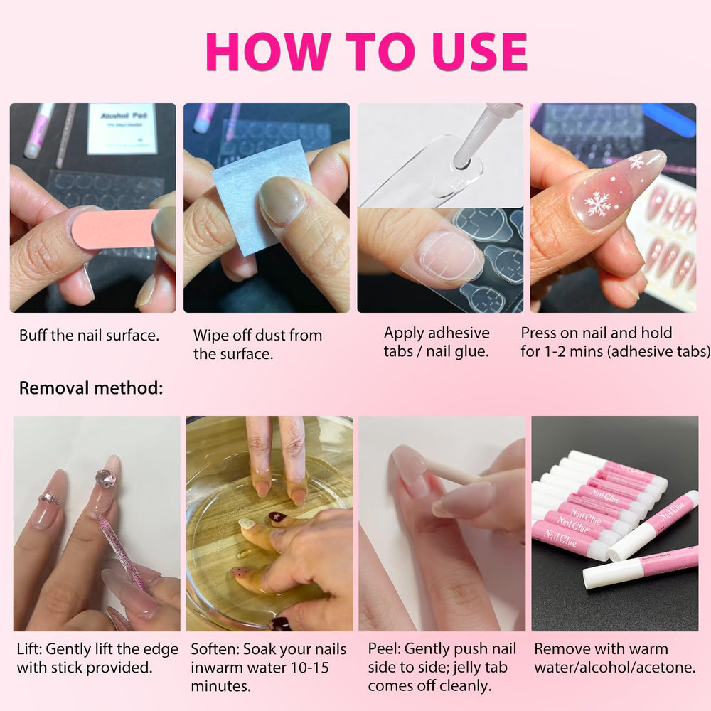 ESUOHYM mini files and cuticle sticks next to a ruler for portable scale