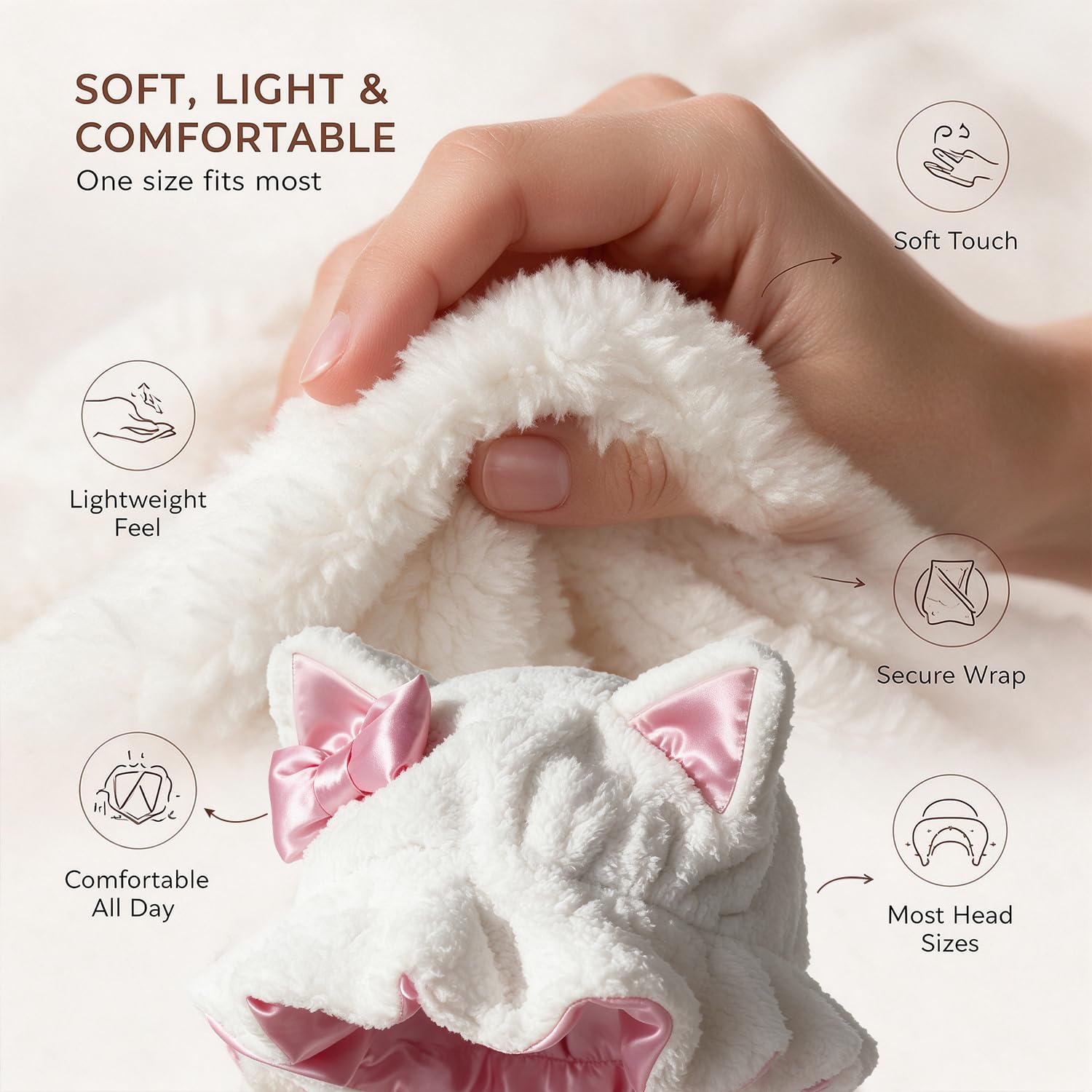 Etcial close-up satin lining revealing smooth interior that reduces hair friction