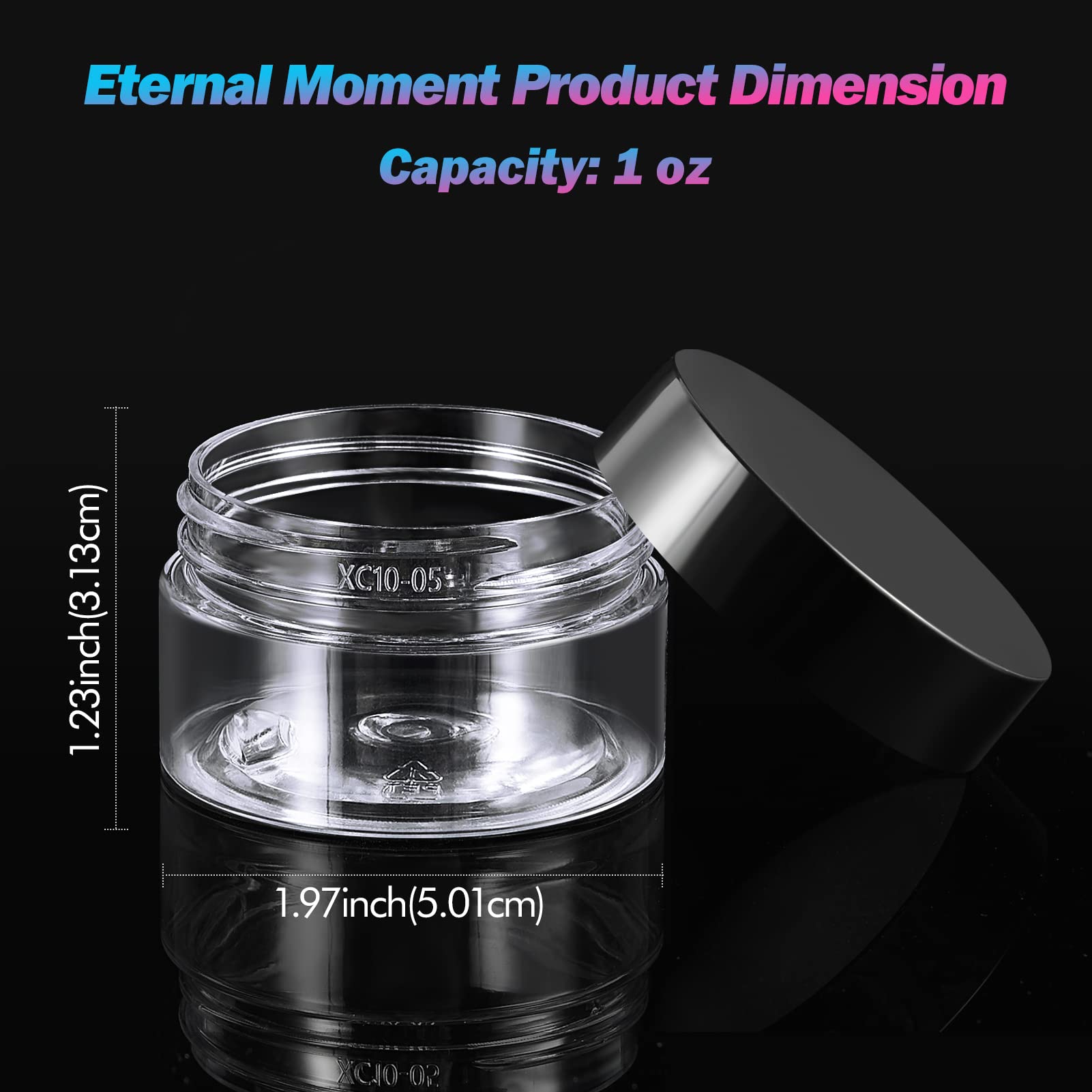 Eternal Moment close-up of screw lid with foam liner demonstrating airtight seal