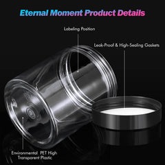 Eternal Moment jar filled with cream demonstrating product visibility benefit
