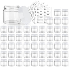 Eternal Moment front view of 50-pack jars showing clear containers and white lids for organization