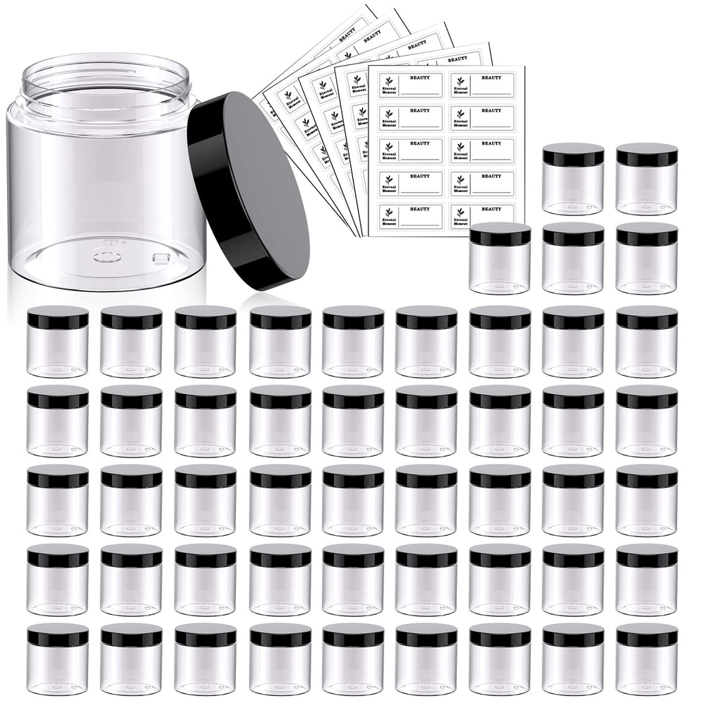 Eternal Moment front view of 50-pack clear jars showing organized storage benefit