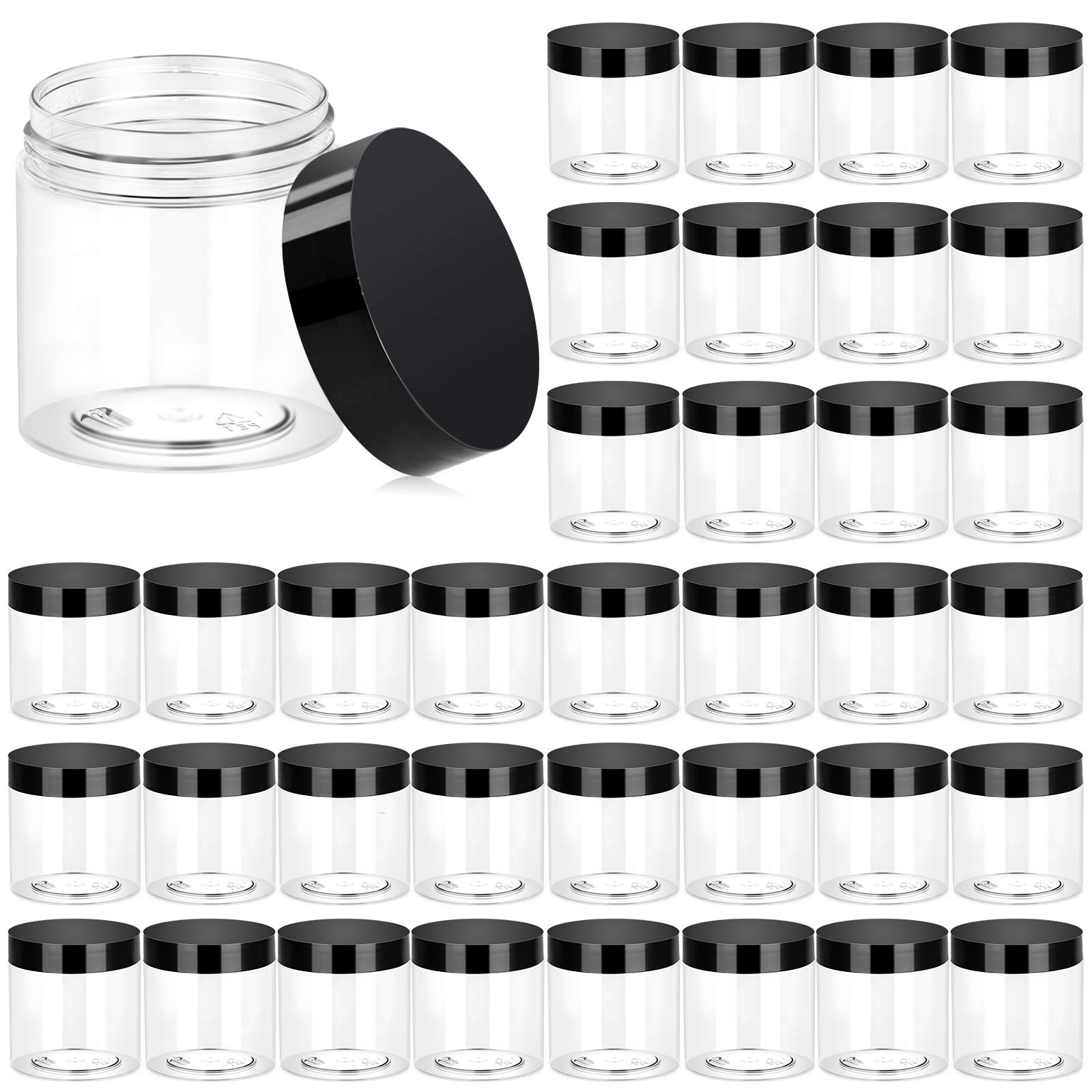 Eternal Moment front pack of 36 clear jars showing count and tidy arrangement for convenience