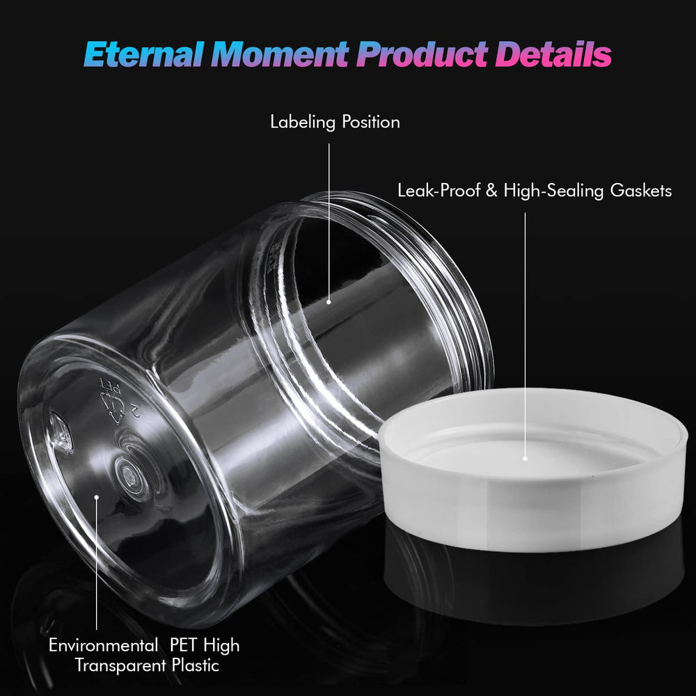 Eternal Moment side view with ruler illustrating jar dimensions and capacity