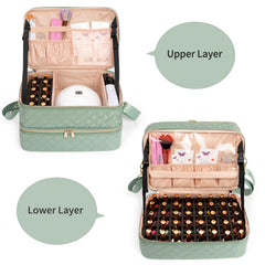 Ethereal lower layer loaded with 15ml bottles, secure bottle separation benefit