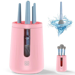 Etrhtec front view of electric brush cleaner showing compact design and ease