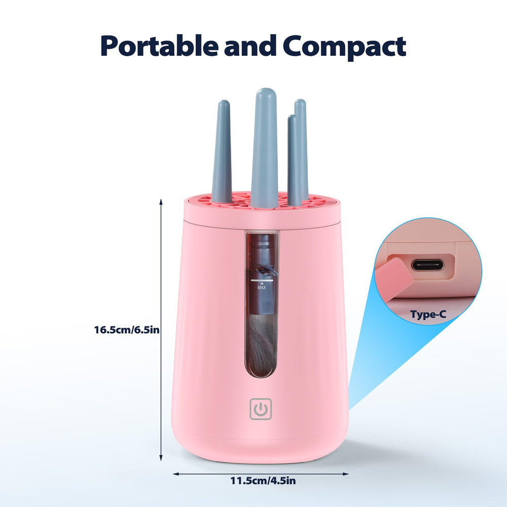 Etrhtec held in hand showing portable size for travel convenience