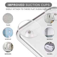 Ettori mirror hook holding a razor for organized grooming