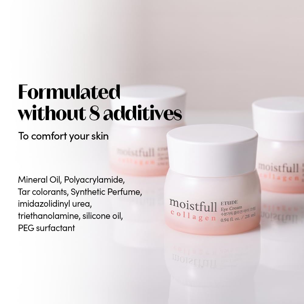 ETUDE under makeup demo showing eye cream layering cleanly beneath concealer
