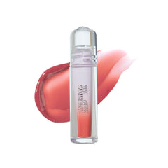 ETUDE front packaging showing sleek tube and glossy finish benefit high-impact shine