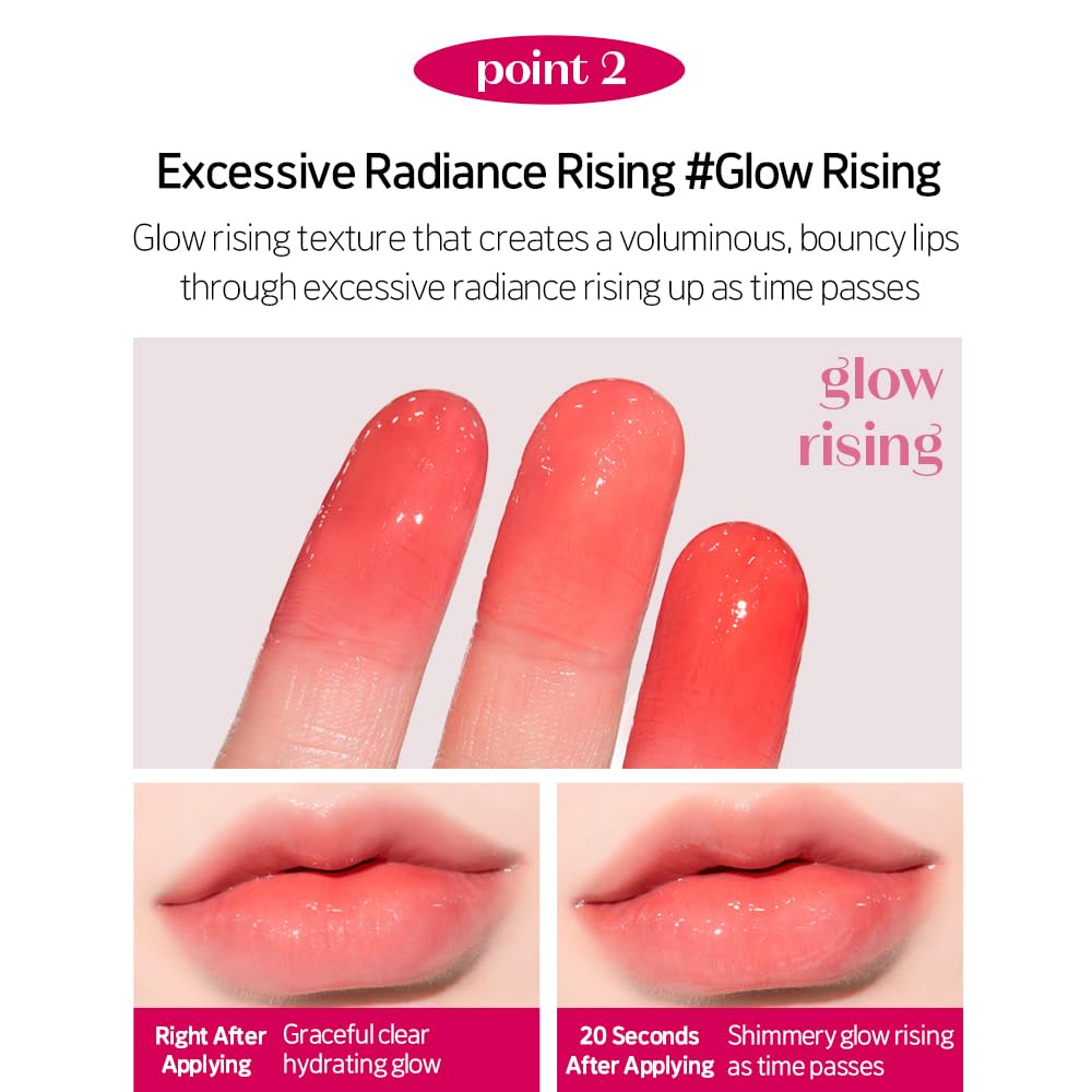 ETUDE on model closeup highlighting glossy finish and natural enhancement