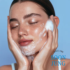 ETUDE close-up whipped foam texture demonstrating soft cleansing feel